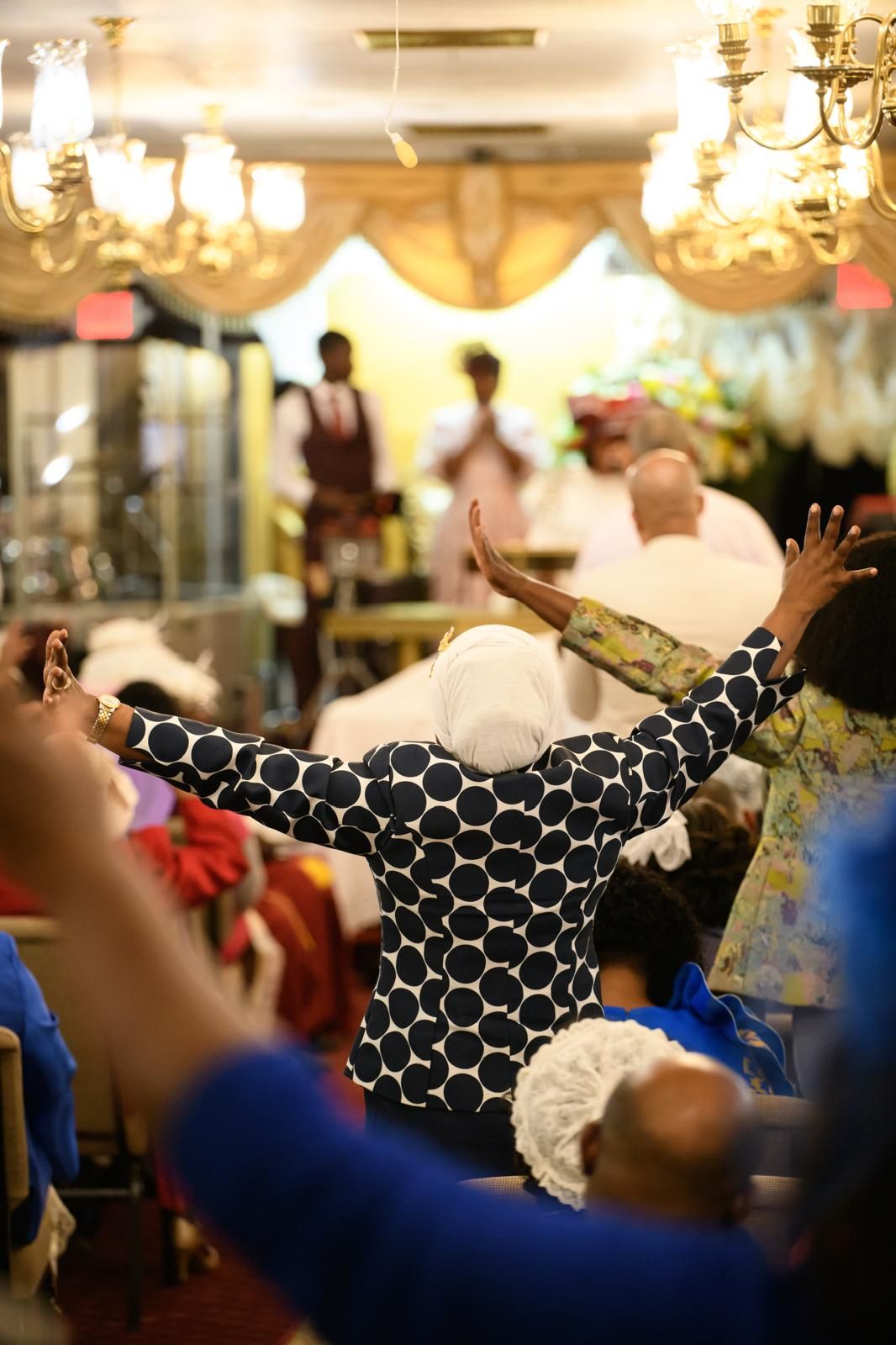 Worship moment at EPDH
