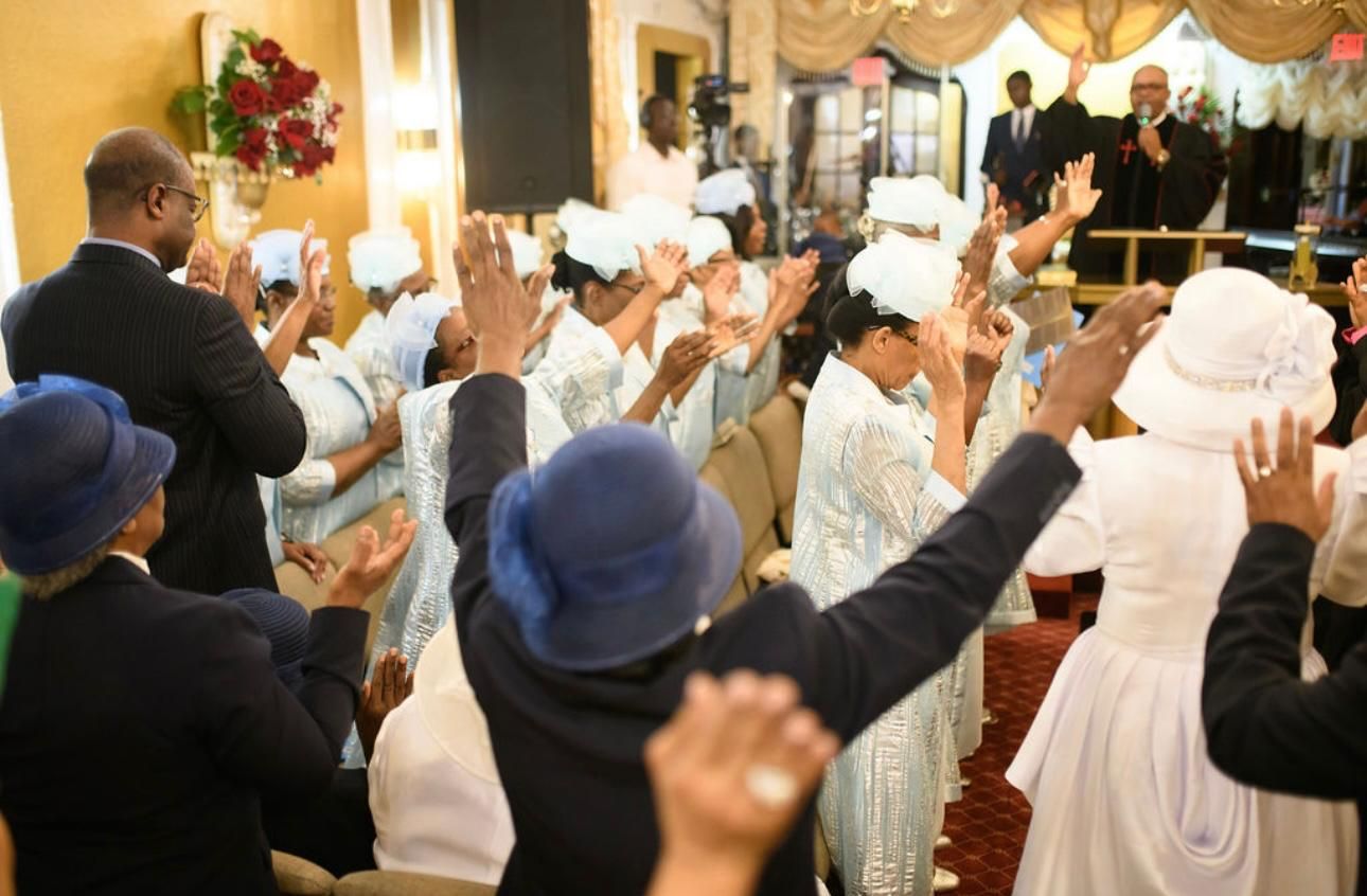 Worship moment at EPDH